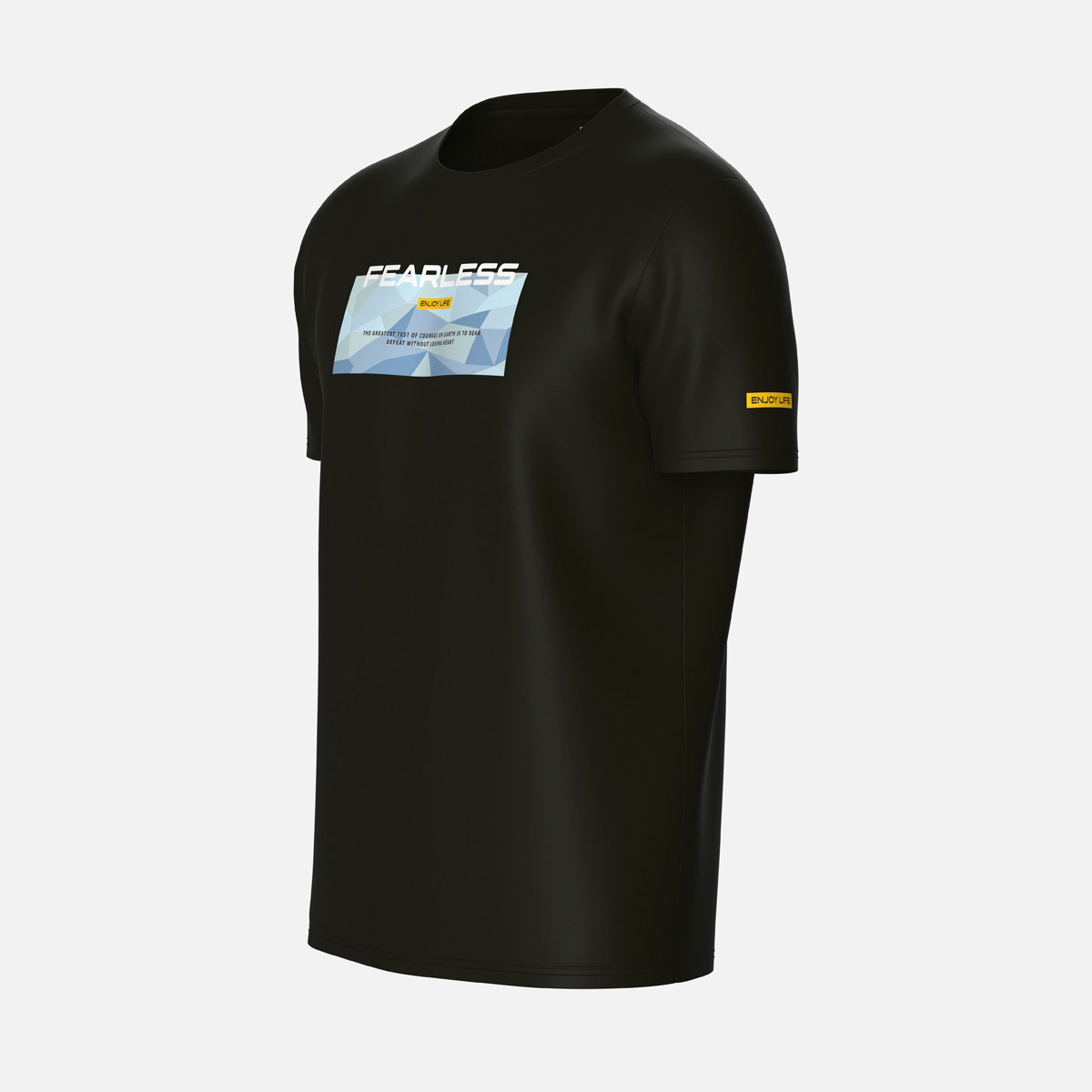 Picture of TORR Silver Blue Men's Activewear T-shirt