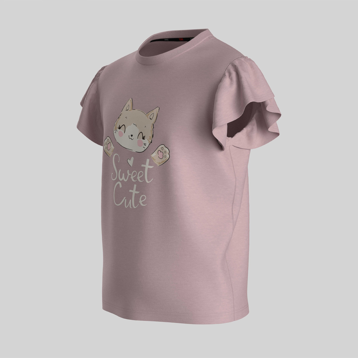 Picture of TORR Purple Solid Girl's T-shirt