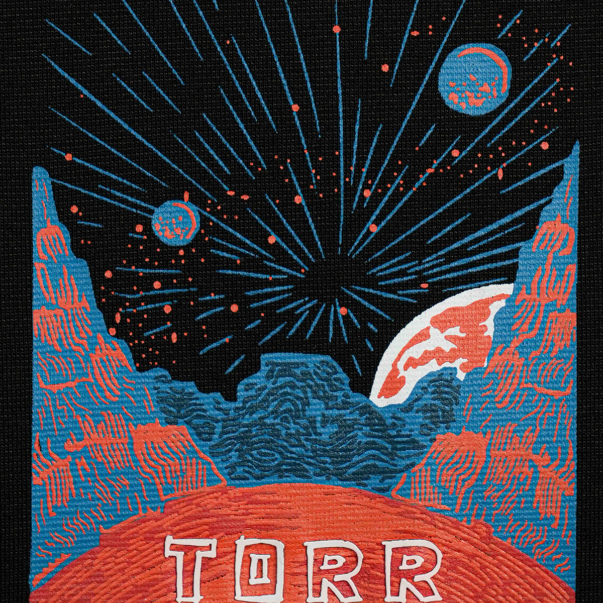 Picture of TORR Black Drop Shoulder T-shirt