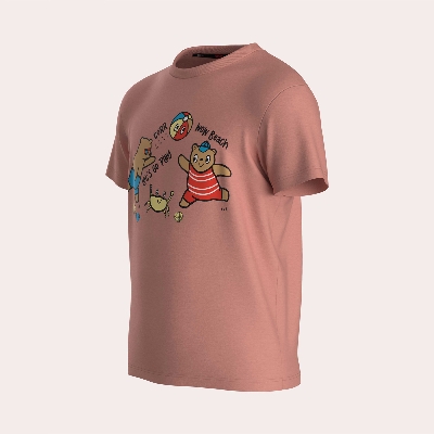 Picture of TORR Pink Solid Boys T-shirt