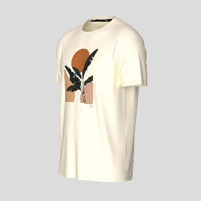 Picture of TORR Cream Clipping Men's  T-shirt