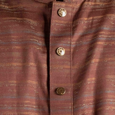 Picture of TORR Maroon Stripe Men's Panjabi