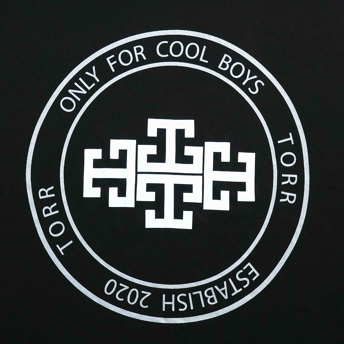 Picture of TORR Black Men's Activewear T-shirt