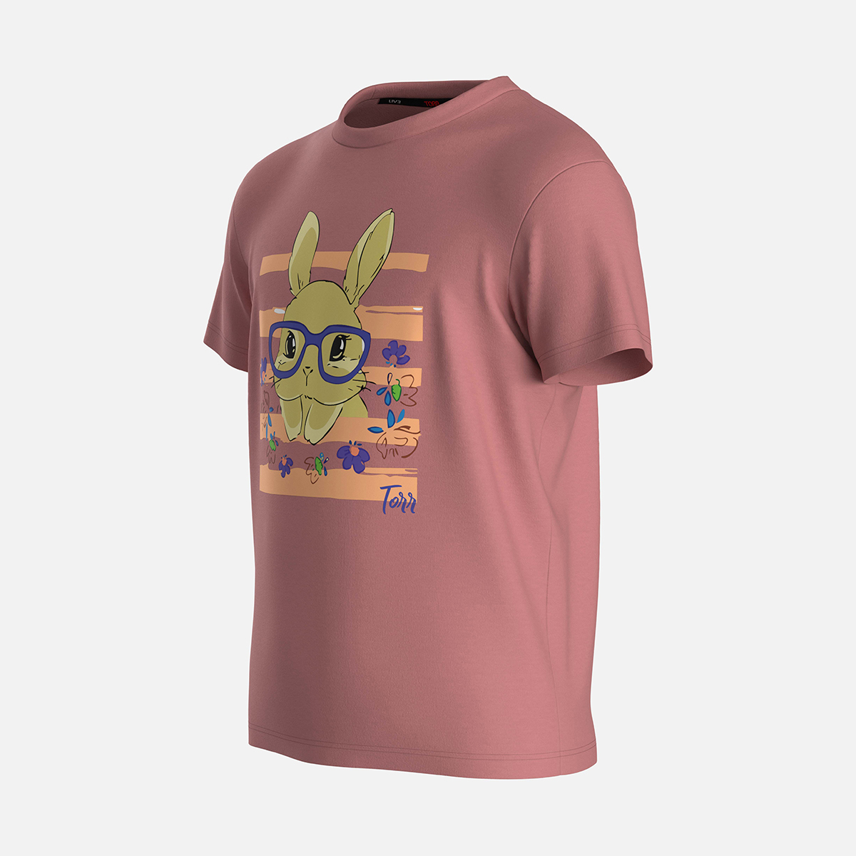 Picture of TORR Pink Solid Girl's T-shirt