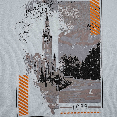 Picture of TORR White Men's  T-shirt