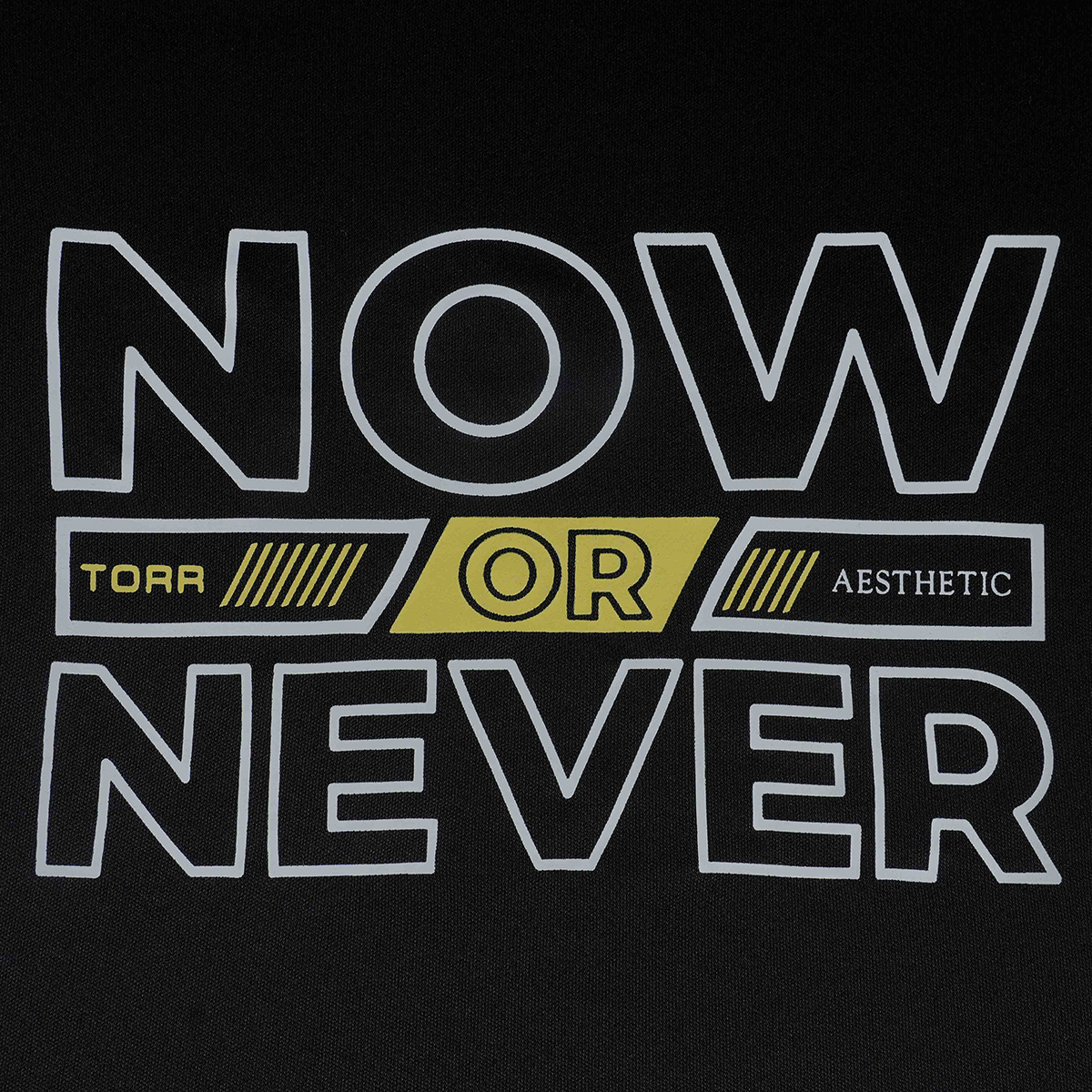 Picture of TORR Black Men's Activewear T-shirt