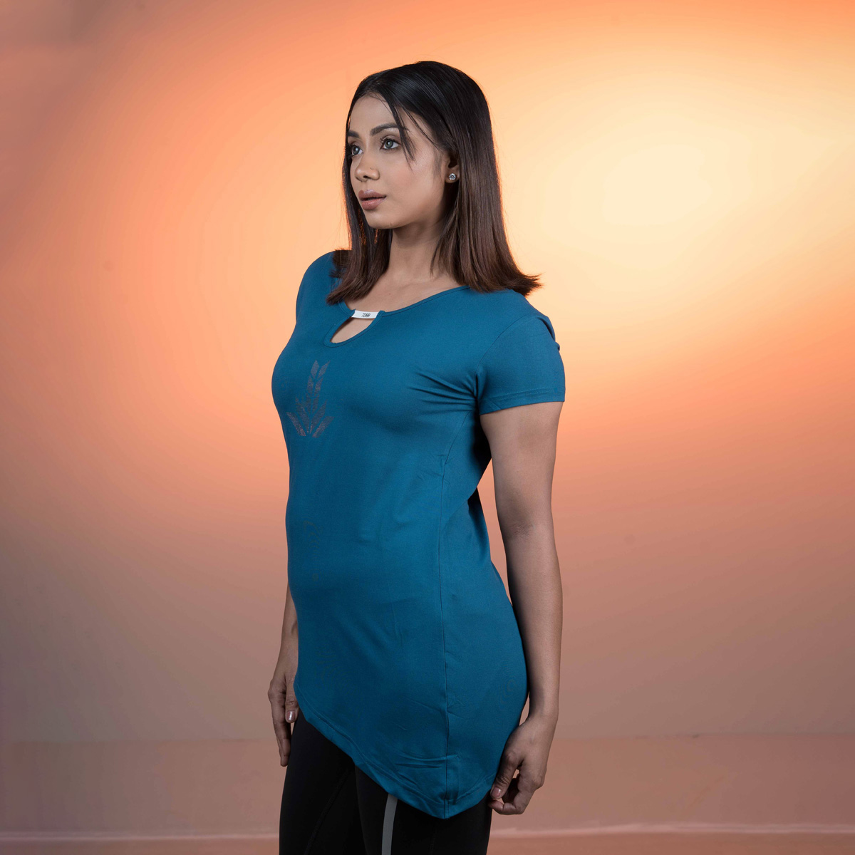 Picture of TORR Blue Women's Activewear Top