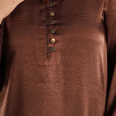 Picture of TORR Dark Coffee Women's Co-Ord Set