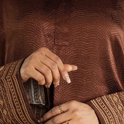 Picture of TORR Dark Coffee Women's Co-Ord Set