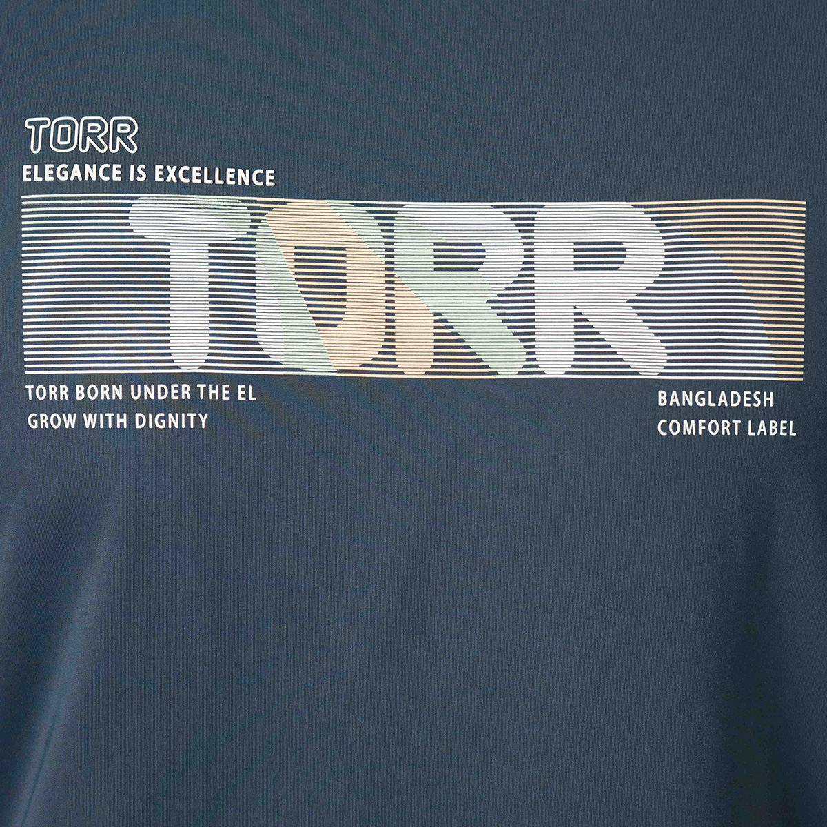 Picture of TORR Navy Men's Activewear T-shirt