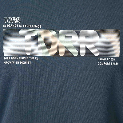 Picture of TORR Navy Men's Activewear T-shirt