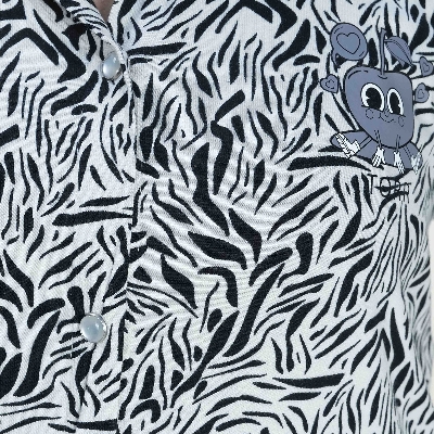 Picture of TORR Black-2 AOP Women's Sleepwear