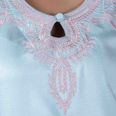 Picture of TORR  Sky Blue Ethnic Wear (01 Piece Kurti)