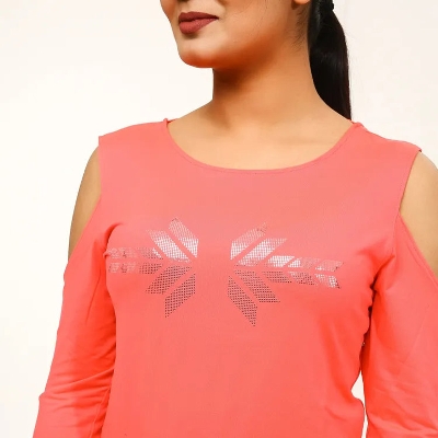 Picture of TORR Pink Women's Activewear Top