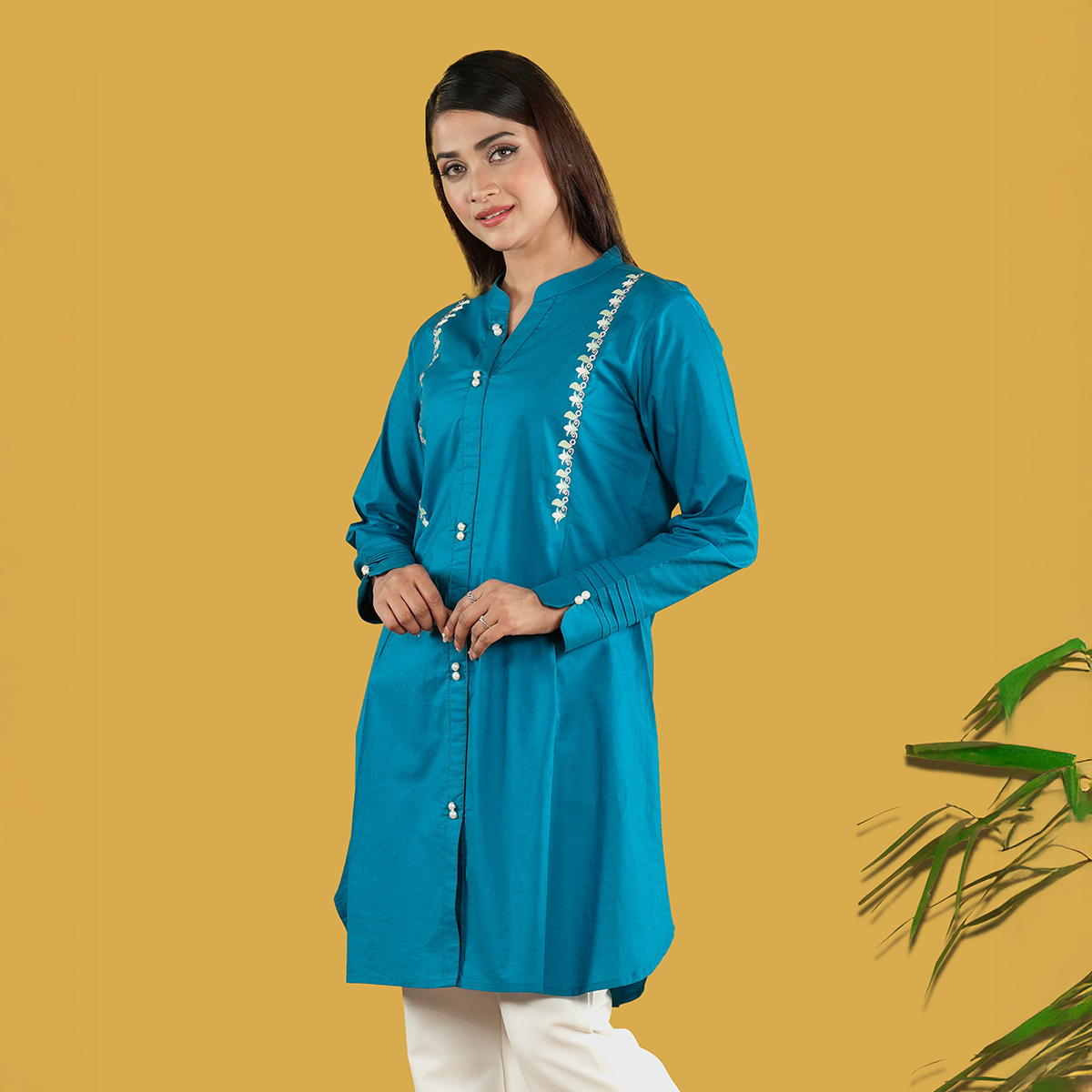 Picture of TORR Cystal Teal Women's Top