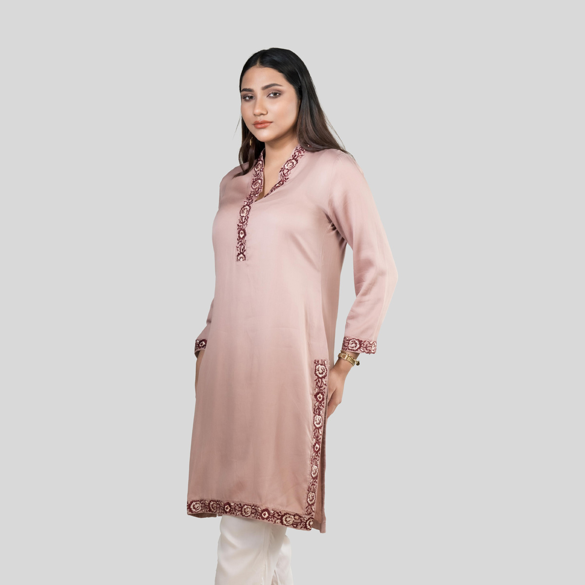 Picture of TORR Ash Rose Ethnic Wear (01 Piece Kurti)