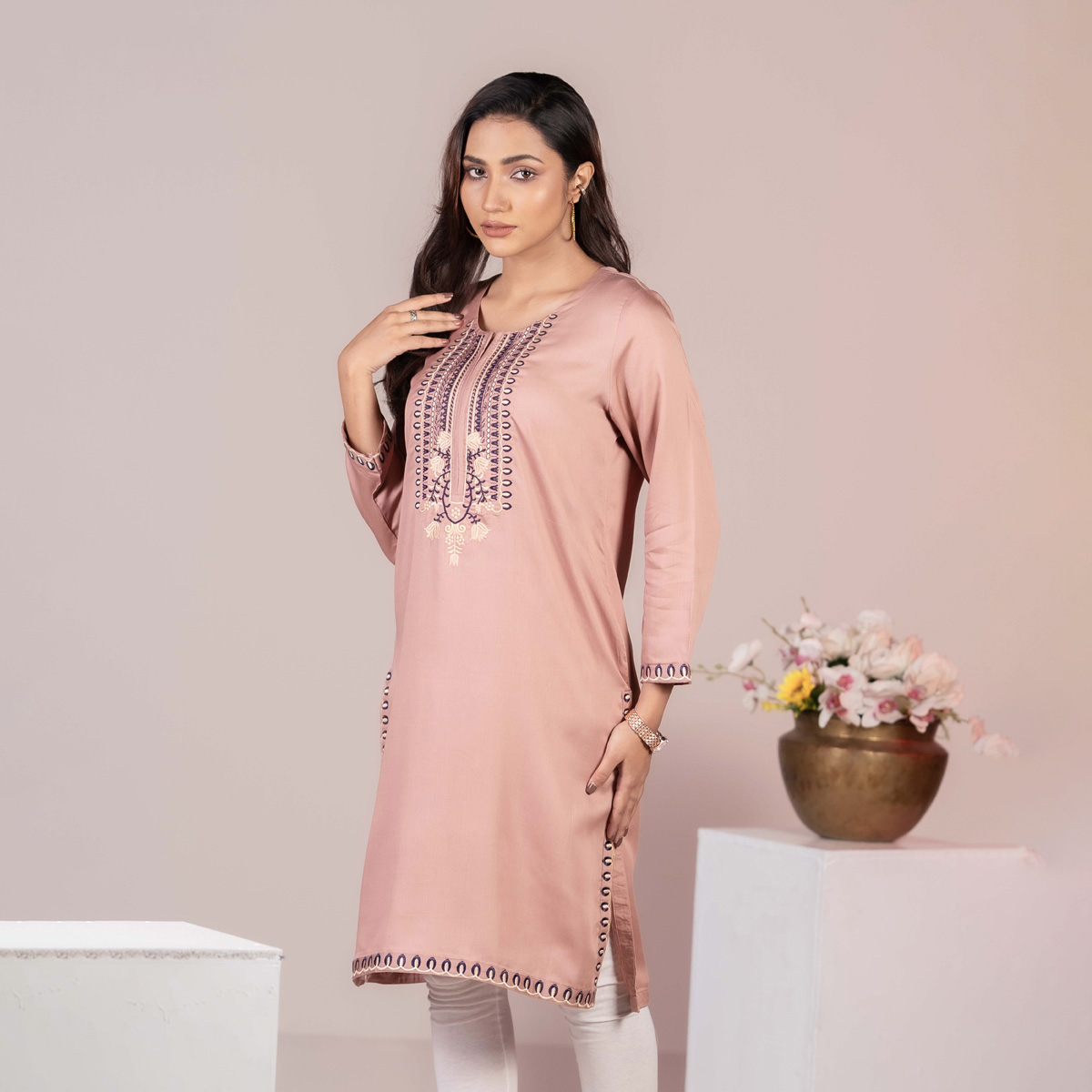 Picture of TORR  Ash Rose Ethnic Wear (01 Piece Kurti)
