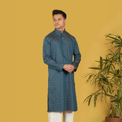 Picture of TORR Blue Men's Panjabi