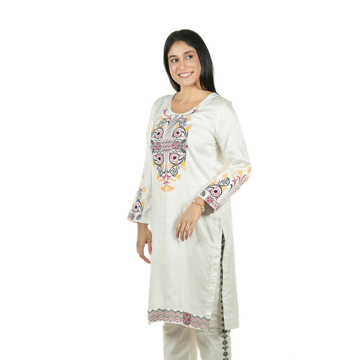 Picture of TORR Off White Ethnic Wear (01 Piece Kurti)