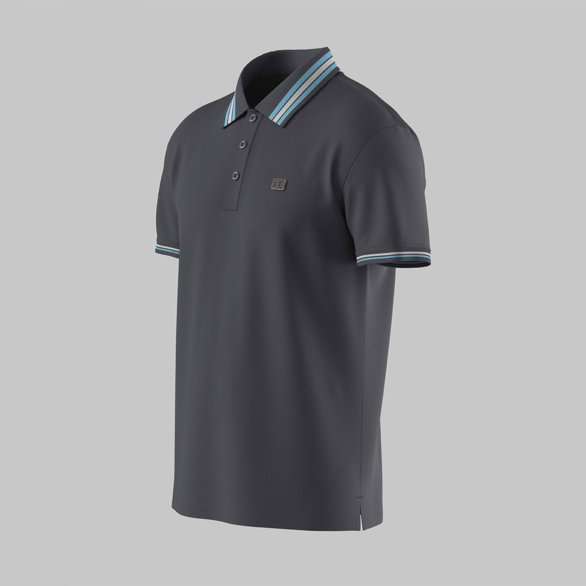 Picture of TORR Dark Grey Performance Polo