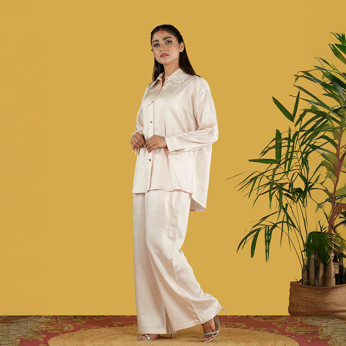 Picture of TORR Pink Dogwood Women's Co-Ord Set