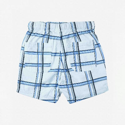 Picture of TORR White Check Boys Shorts