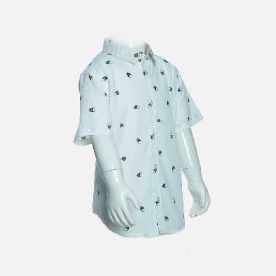 Picture of TORR White Aop Boys Shirt