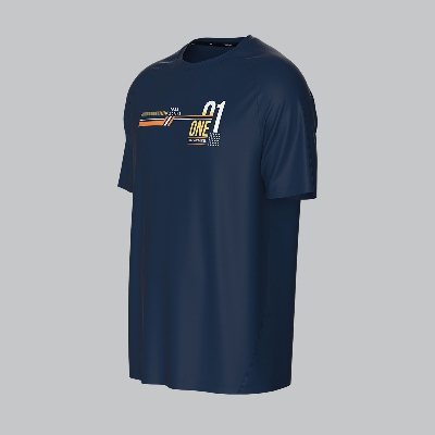 Picture of TORR Athletic Navy Men's Activewear T-shirt
