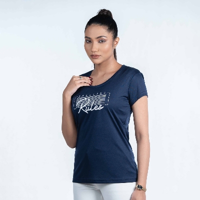 Picture of TORR Navy Women's Activewear Top