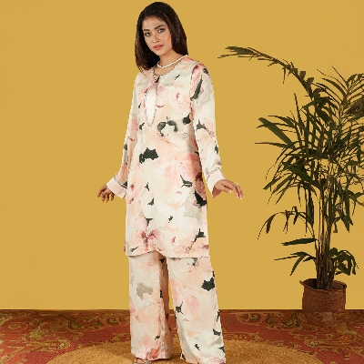 Picture of TORR Peach Women's Co-Ord Set