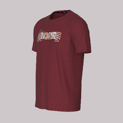Picture of TORR Maroon Men's Activewear T-shirt