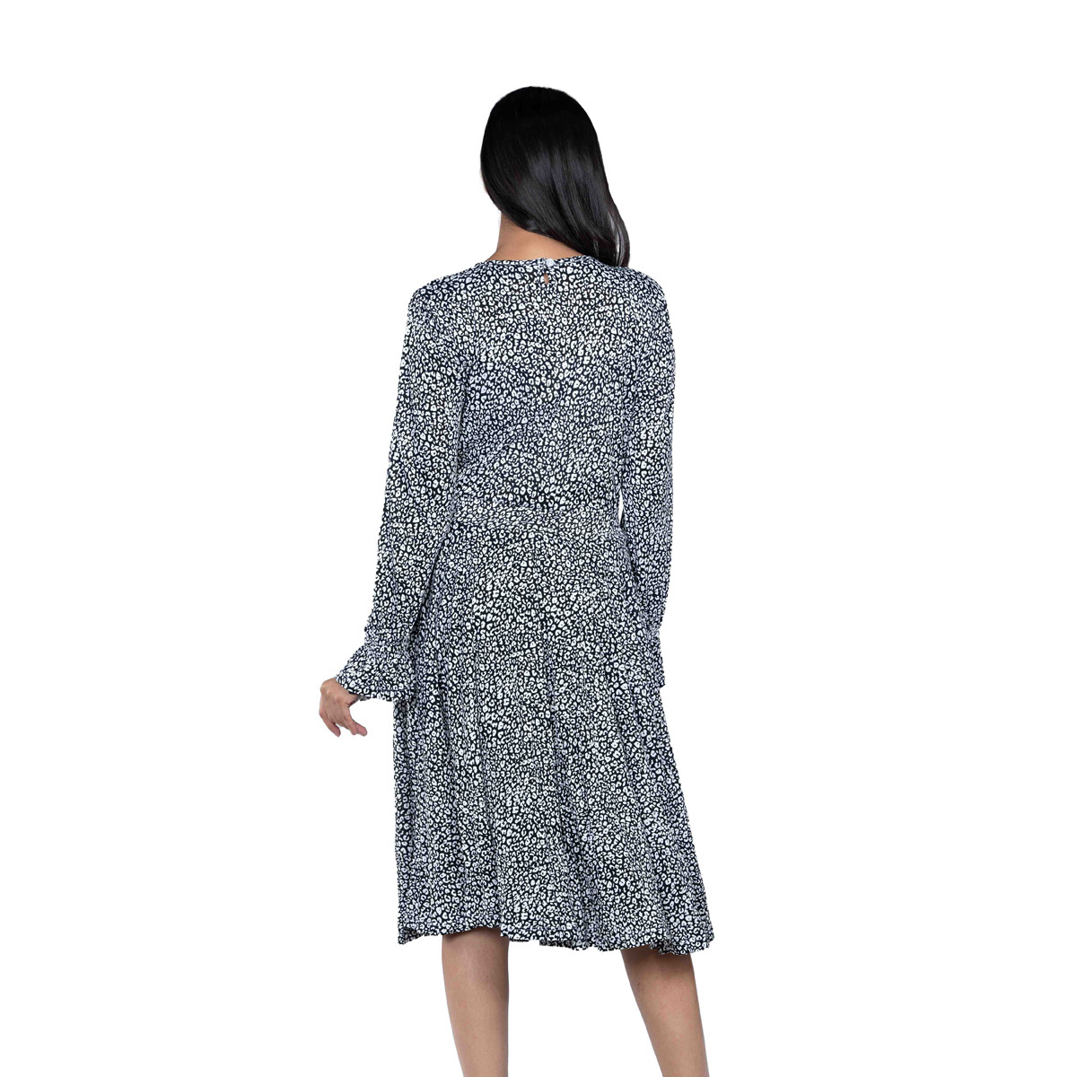 Picture of TORR Black AOP Women's Long Top