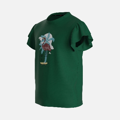 Picture of TORR Green Jacket Girl's T-shirt