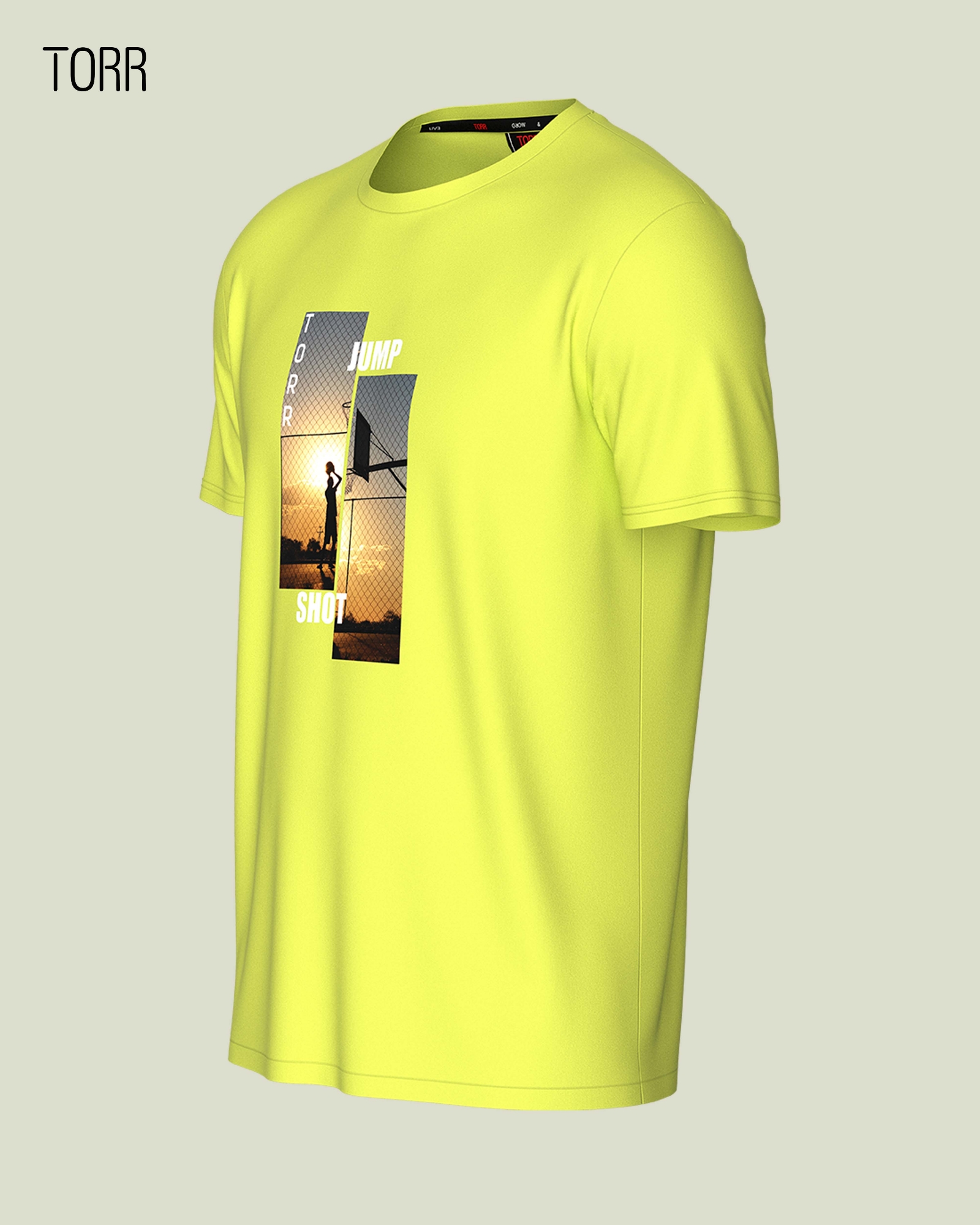 Picture of TORR Lime Men's Activewear T-shirt