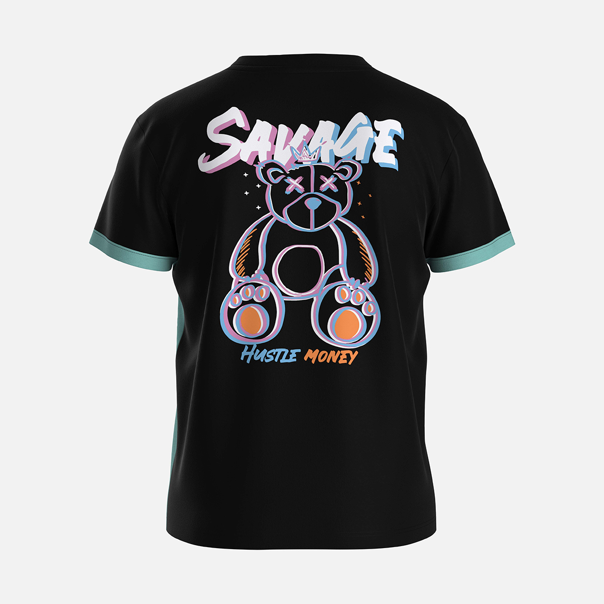 Picture of TORR Black & Mint Girl's T-shirt