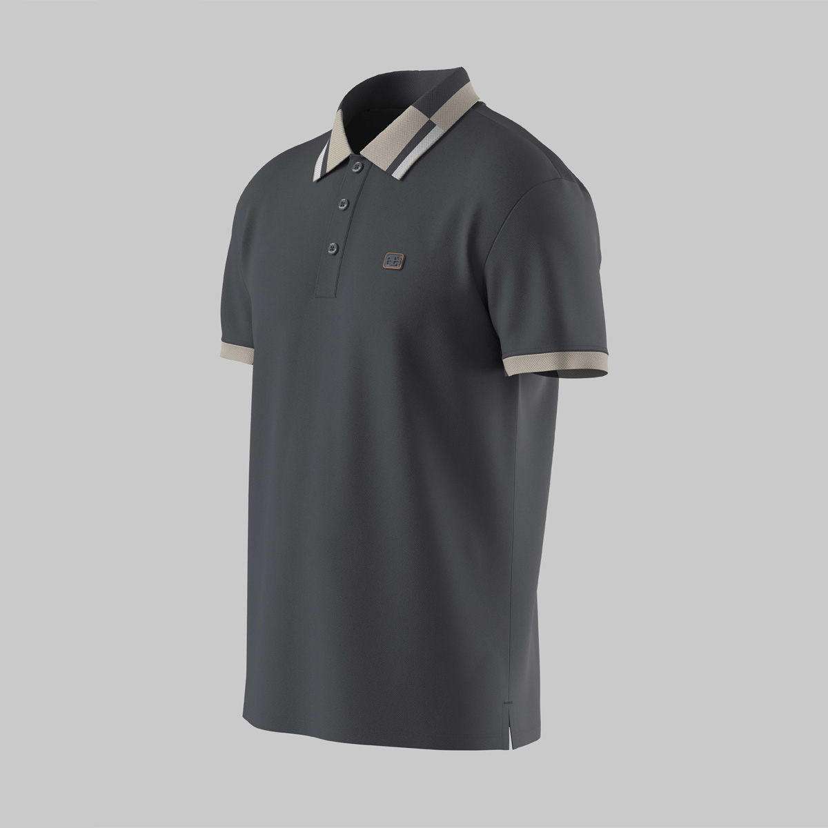 Picture of TORR Dark Grey Performance Polo