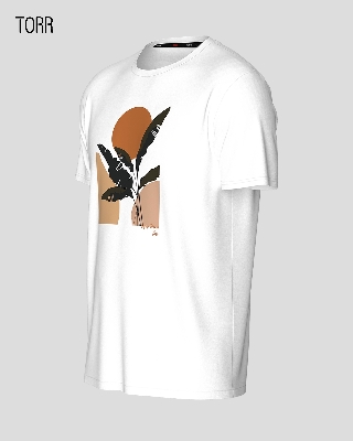 Picture of TORR White Men's  T-shirt