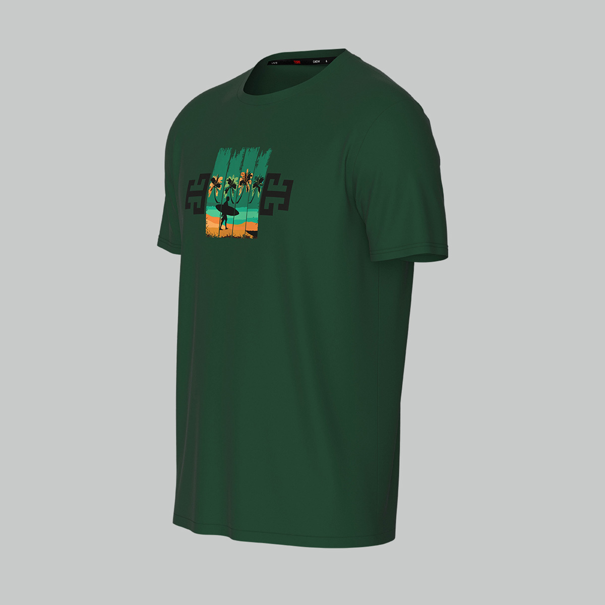 Picture of TORRDark Green Men's  T-shirt