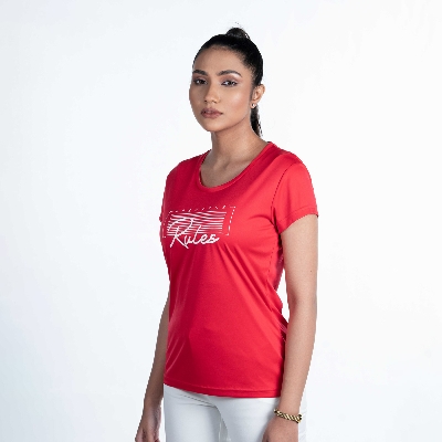 Picture of TORR Red Women's Activewear Top