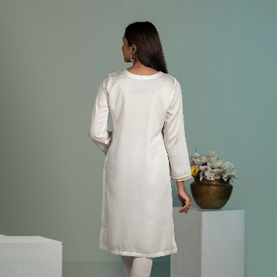 Picture of TORR Off White Ethnic Wear (01 Piece Kurti)