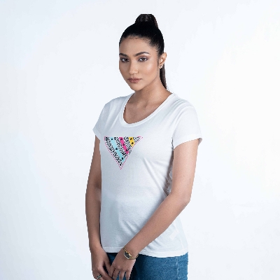 Picture of TORR White Women's T-shirt