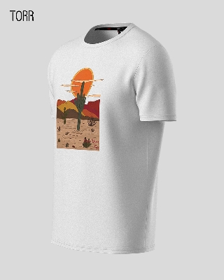 Picture of TORR White Men's  T-shirt