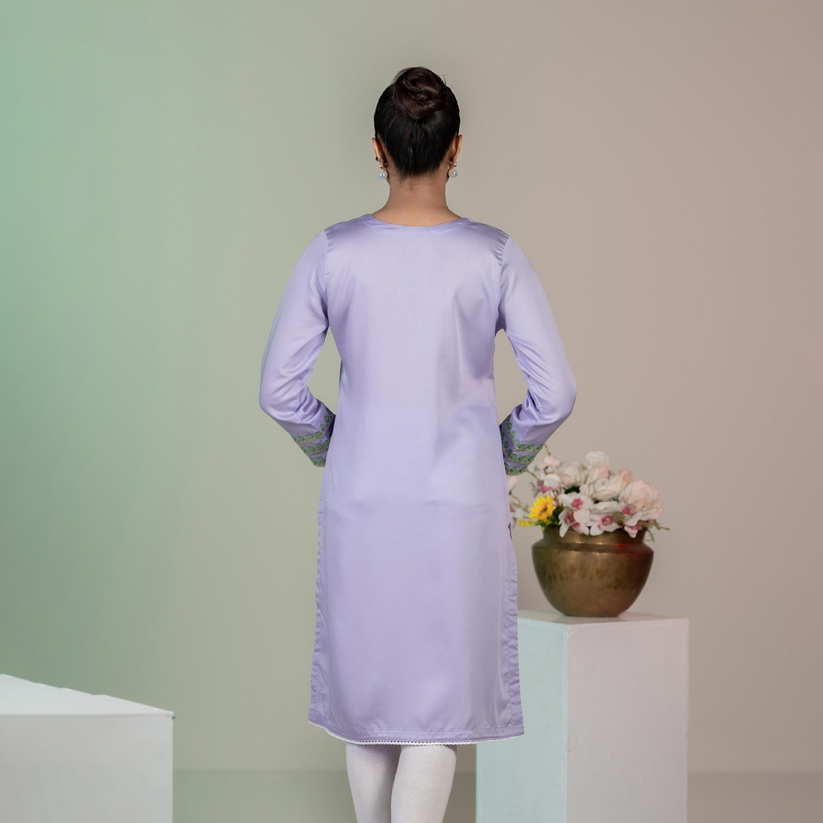 Picture of TORR Lavender Ethnic Wear (01 Piece Kurti)