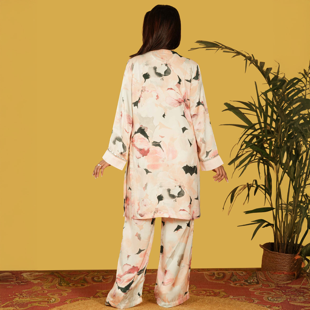 Picture of TORR Peach Women's Co-Ord Set