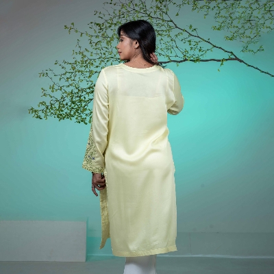 Picture of TORR  Pale Lime Ethnic Wear (01 Piece Kurti)