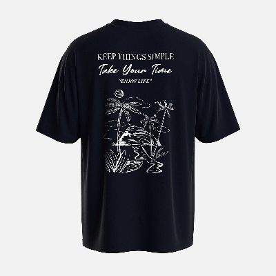 Picture of TORR Night Sky Drop Shoulder T-shirt