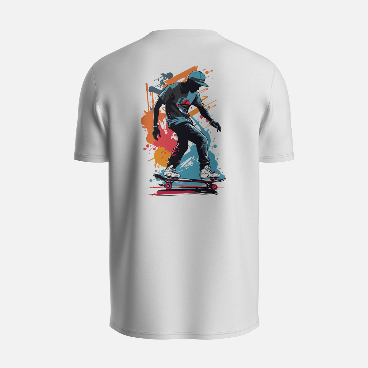 Picture of TORR White Men's Activewear T-shirt