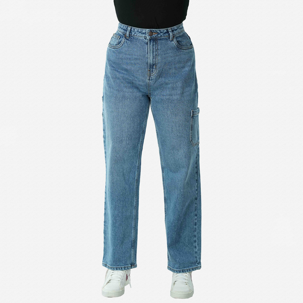 Picture of TORR Blue Women's Denim Pant
