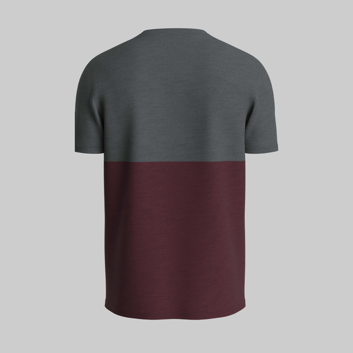 Picture of TORR Dark Grey Wine Men's  T-shirt