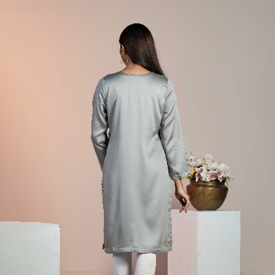 Picture of TORR Silver Ethnic Wear (01 Piece Kurti)